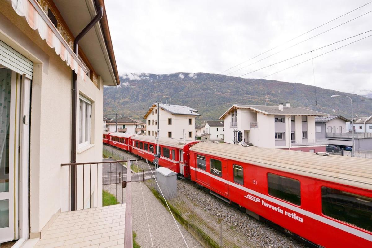 Alp Gruem Apartment - 8 Min Walk To Bernina Express Tirano Exteriör bild